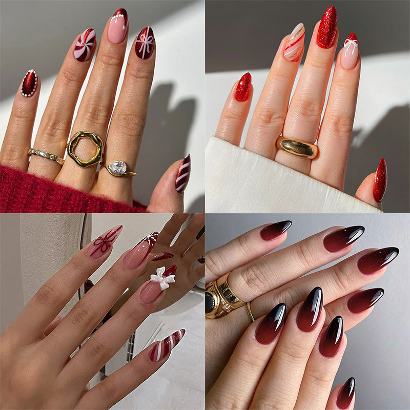 Gradient Style Press-On Nails mit Schließset Brehn