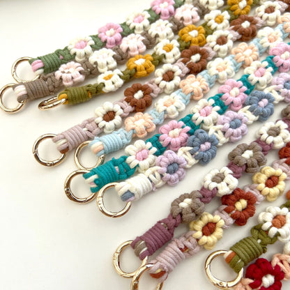 Blumenmuster Schlüsselanhänger Halter Brehn