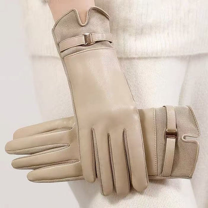 Luxuriöse Leder-Touchscreen-Handschuhe Brehn