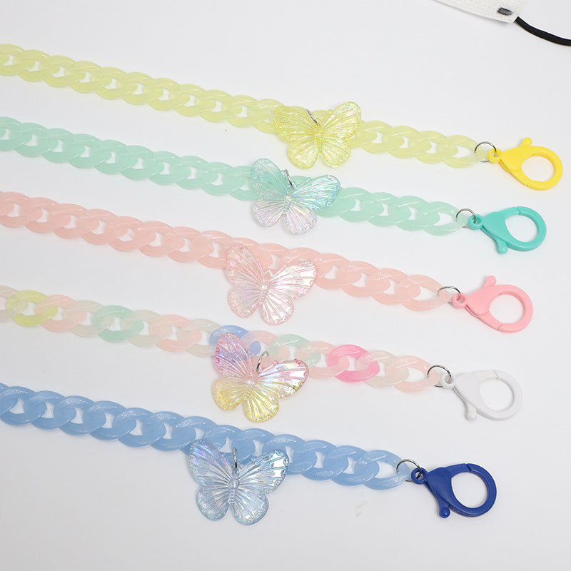 Dekorativer Schmetterlings-Brillen-Halsband Brehn