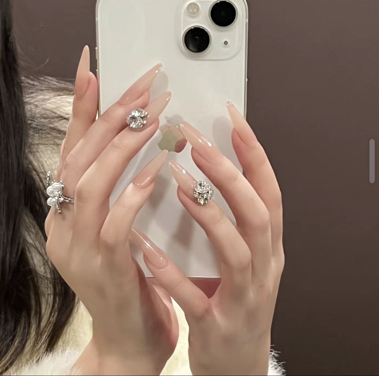 Premium Dekorative Press-On Nagelkunst Brehn