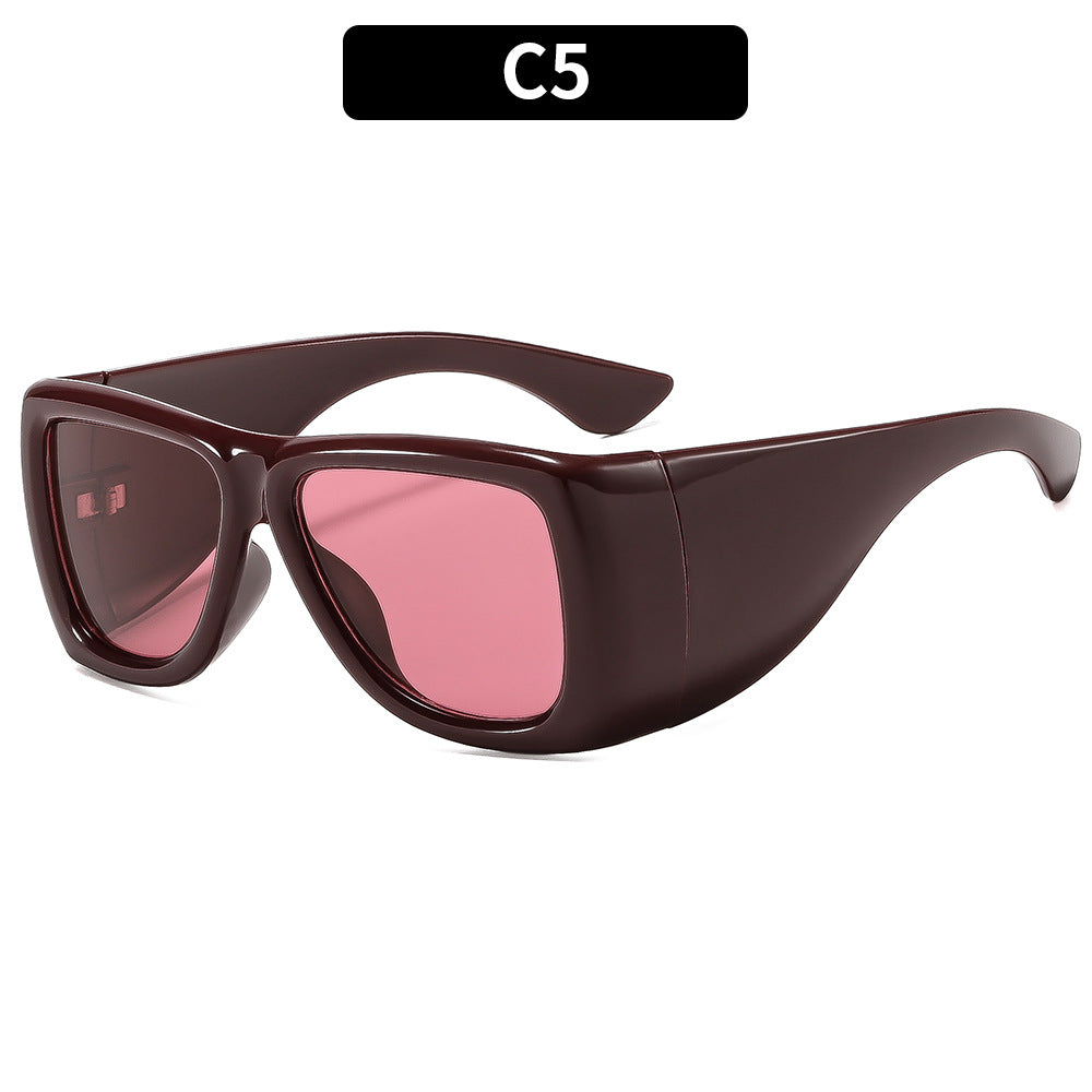 Bold Avant-Garde Shield Sonnenbrille