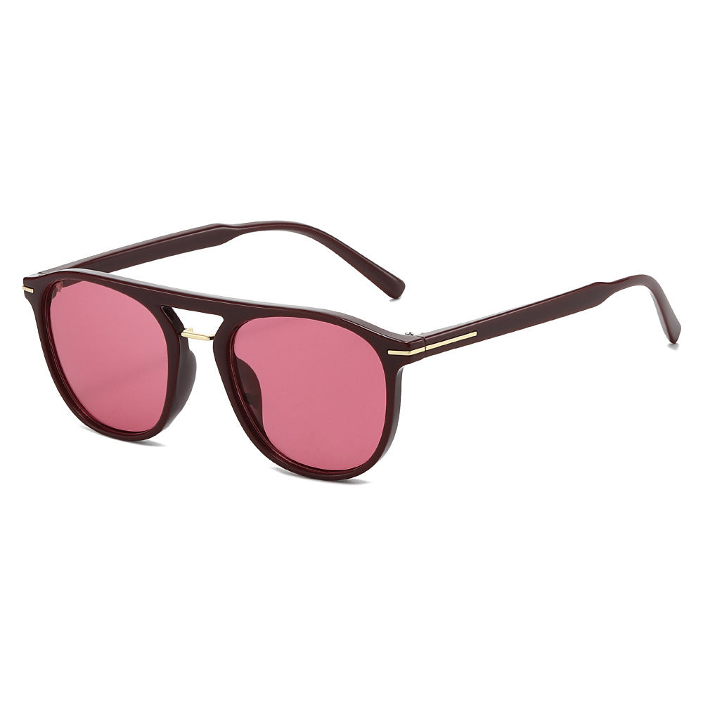 Moderne geometrische Rahmen-Sonnenbrille Brehn