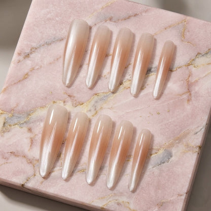Stiletto Druck-On Nagelspitzen