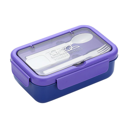 Stilvolle Mehrfach-Fach Bento Lunchbox mit integriertem Besteck