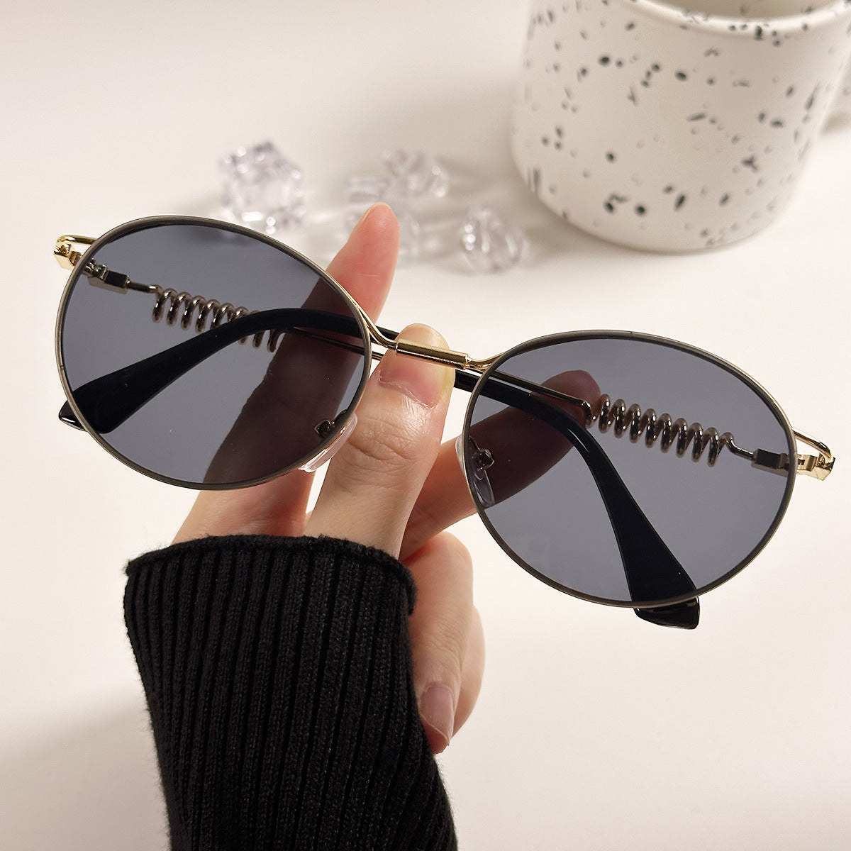Damen modische glamouröse Sonnenbrille Brehn