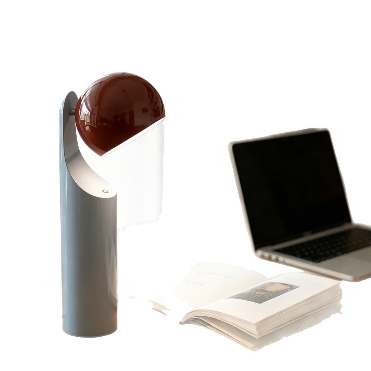 Moderne Tischlampe mit verstellbarem Schirm