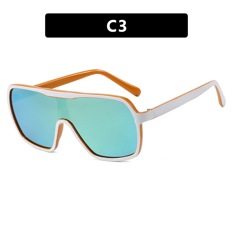 Damen oversized Sonnenbrille mit breitem Rahmen Brehn
