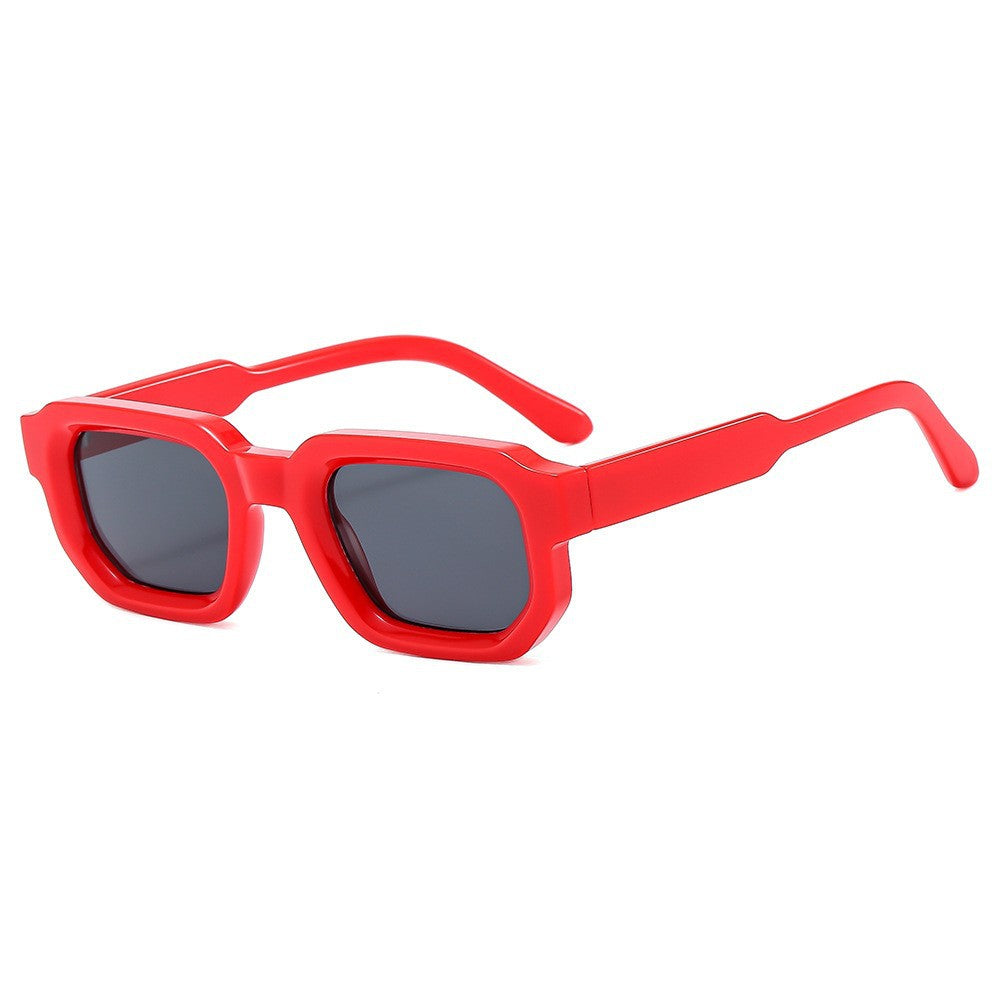 Damen Rechteckige Sonnenbrille mit markantem Design Brehn