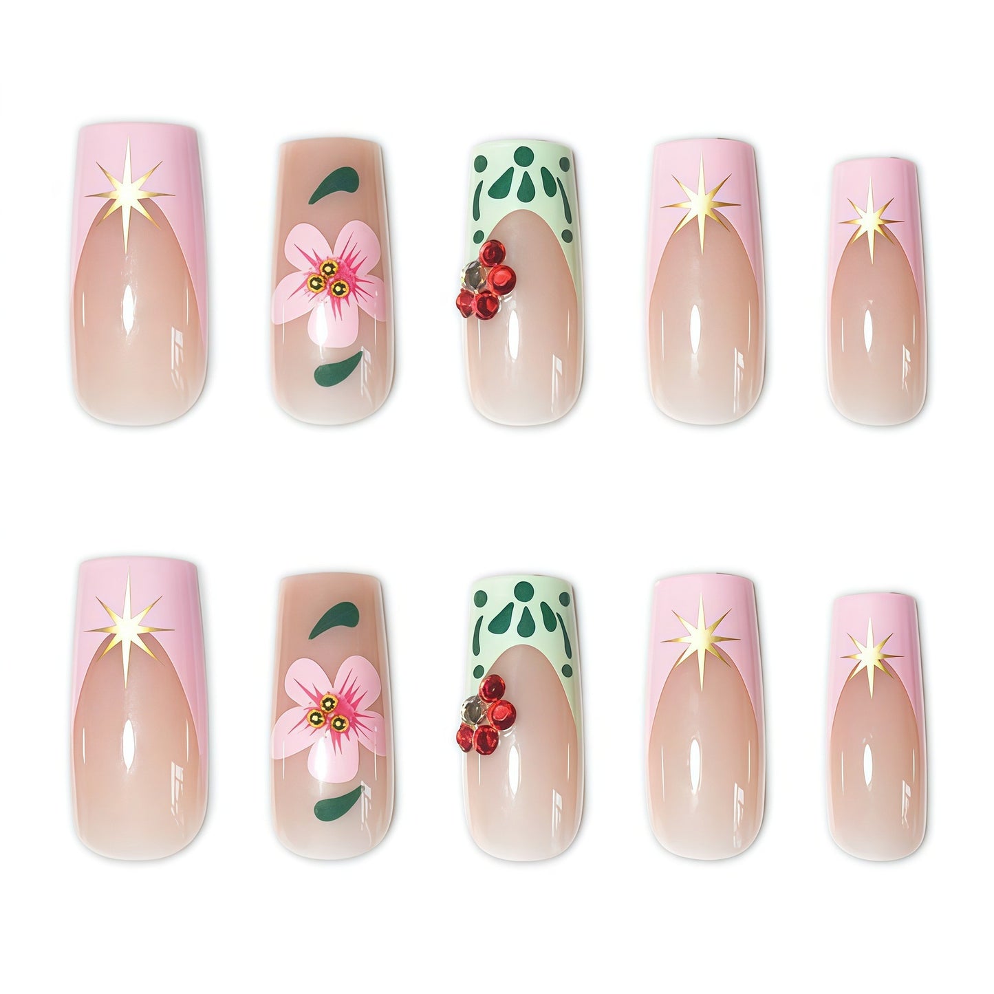 Floral Nail Art Enhancements Brehn
