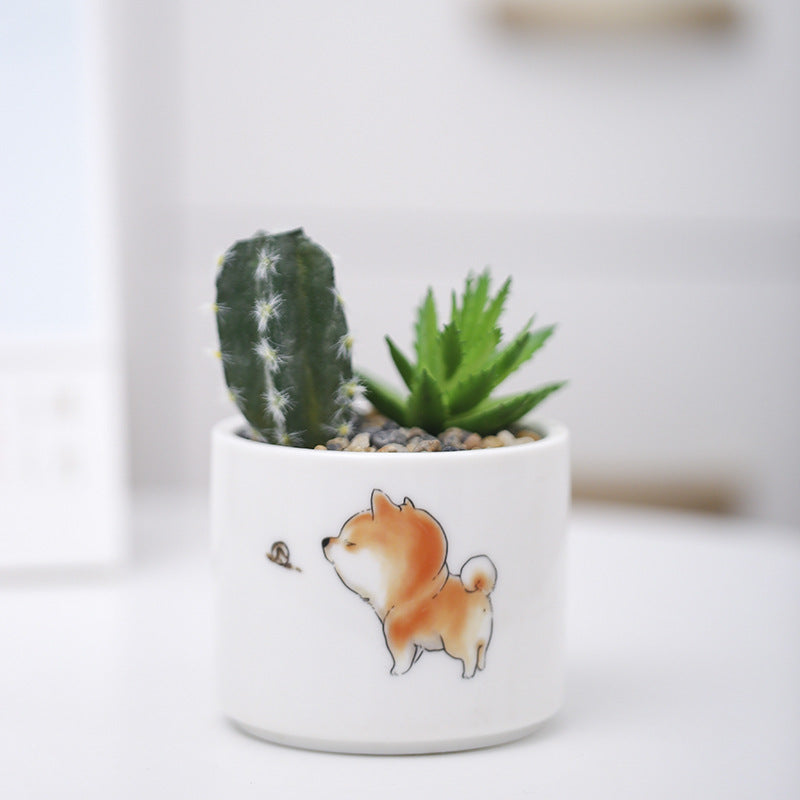 Niedlicher Tier-Themen-Sukkulenten-Planter Brehn