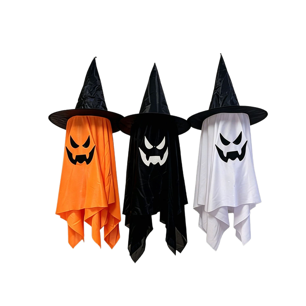 Gruselige Halloween Dekofigur mit leuchtenden Augen