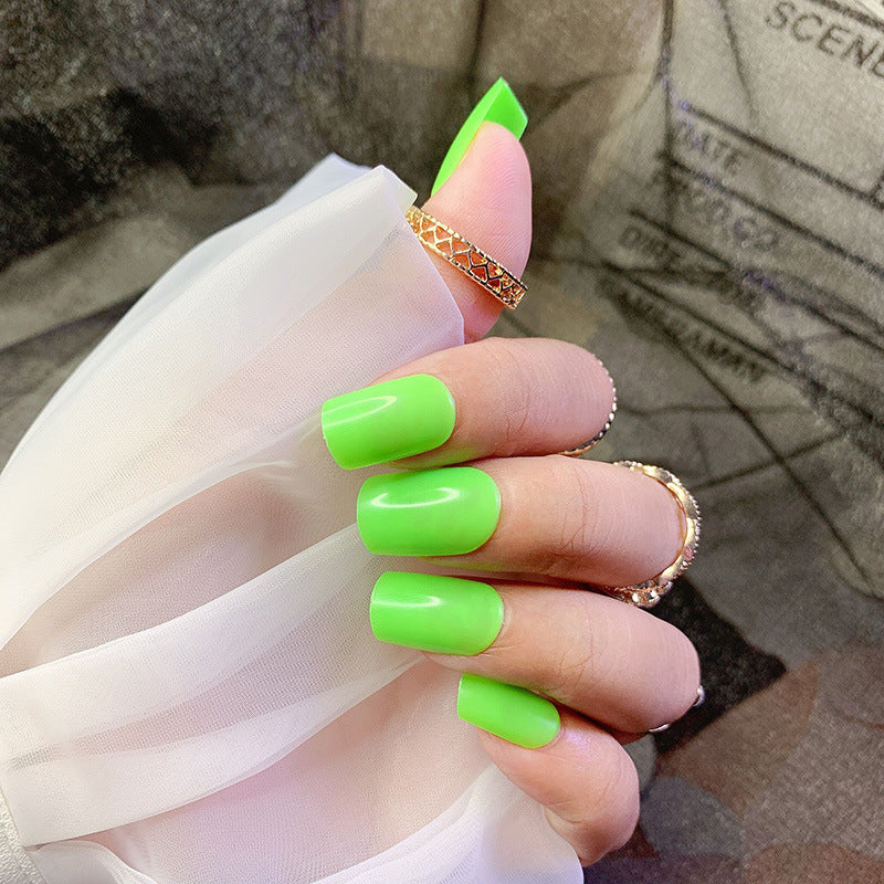Neon Glänzende Nagelverlängerungen