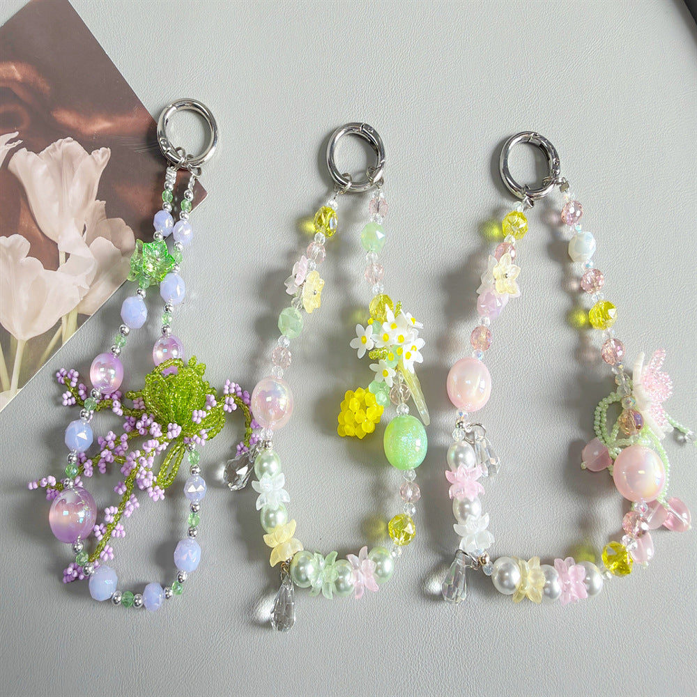 Floral Acryl Charm Schlüsselanhänger Brehn