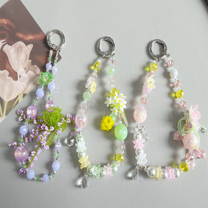 Floral Acryl Charm Schlüsselanhänger Brehn