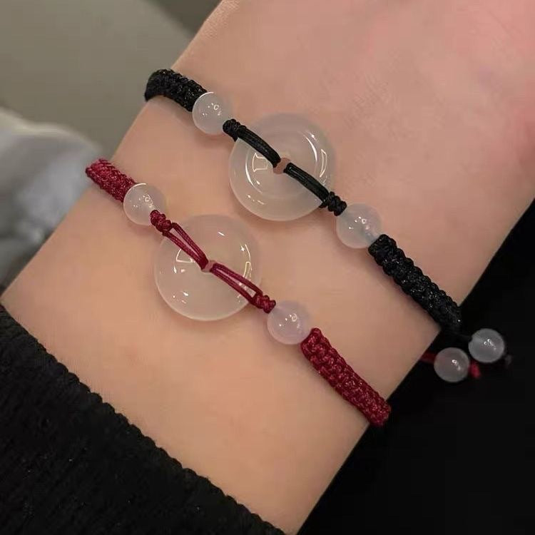 Verstellbares Makramee Perlenarmband Brehn