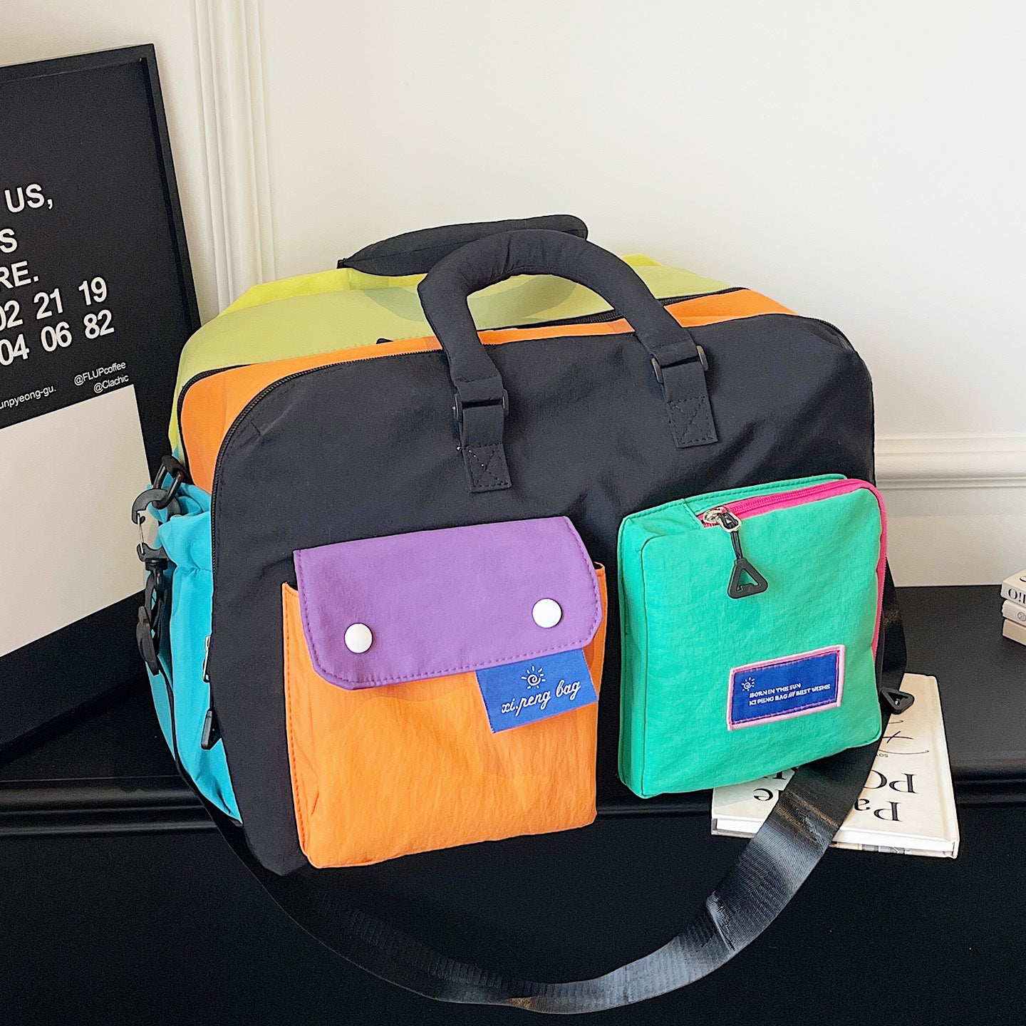 Multi-Pocket Utility Reise Duffel Bag Brehn