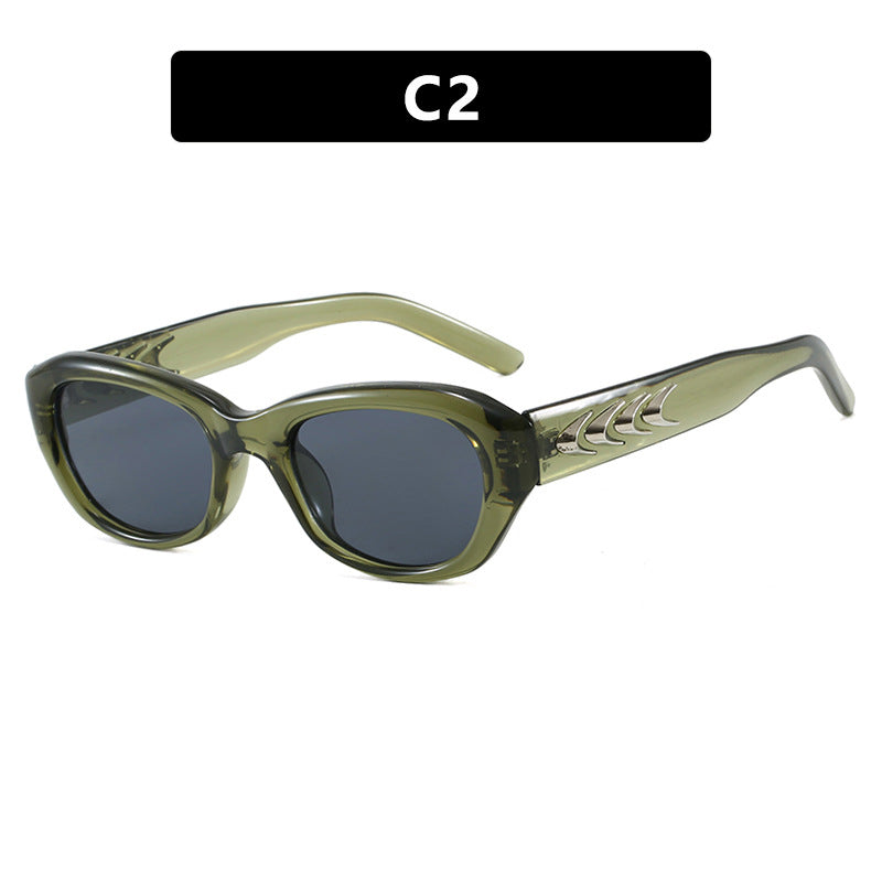 Damen modische Sonnenbrille mit sculpturalen Akzenten Brehn
