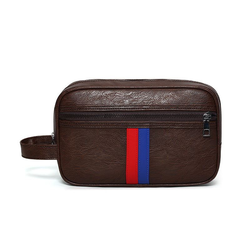 Stylische Leder Kulturbeutel