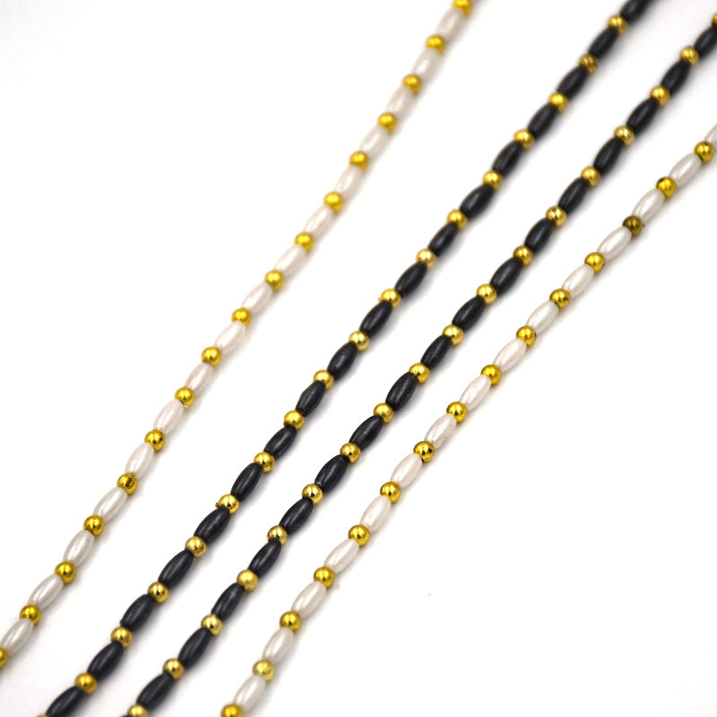 Elegante Perlen-Brillen-Kette Brehn