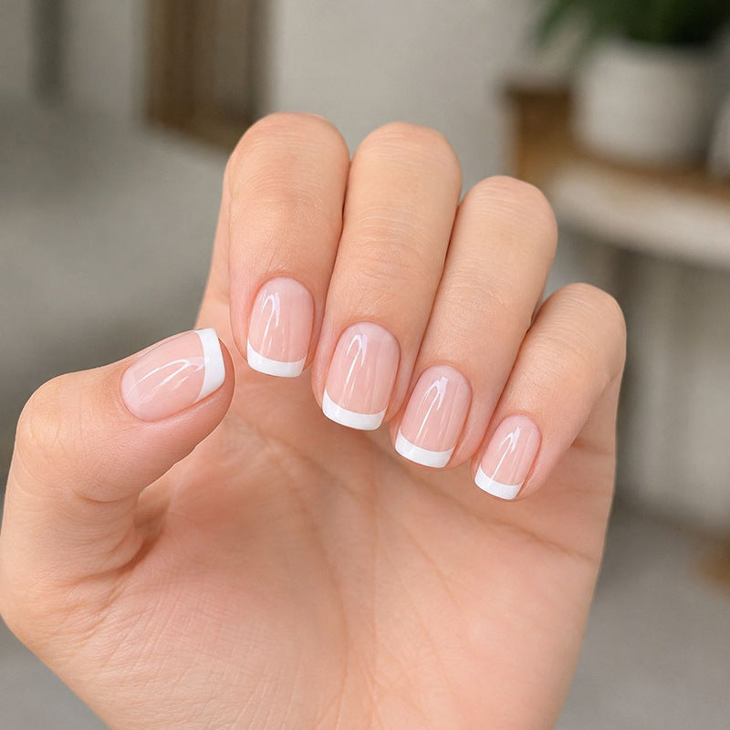 French Tip Acryl Nagelkunst Verbesserungen Brehn