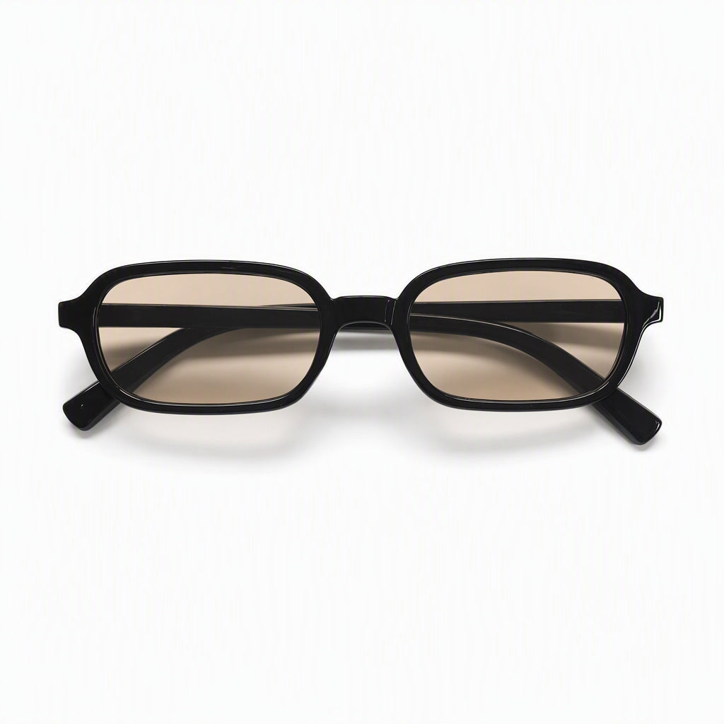 Retro-inspirierte Übergroße Rechteck-Sonnenbrille Brehn