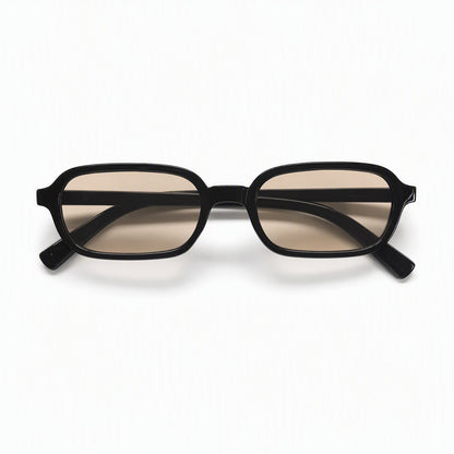 Retro-inspirierte Übergroße Rechteck-Sonnenbrille Brehn