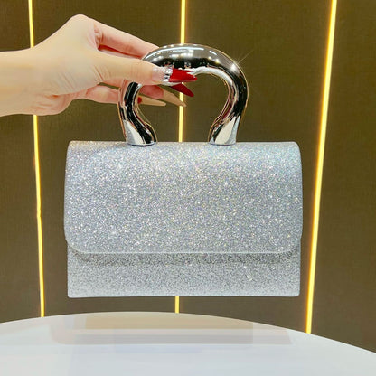 Glitzernde Abendhandtasche