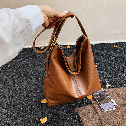 Minimalistische Leder Schultertasche