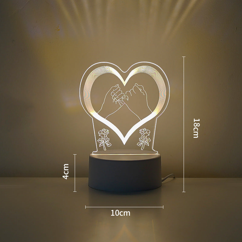 LED Tiger Figur Dekorative Lampe