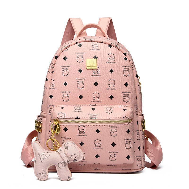 Niedlicher Charakterdruck Mini-Rucksack