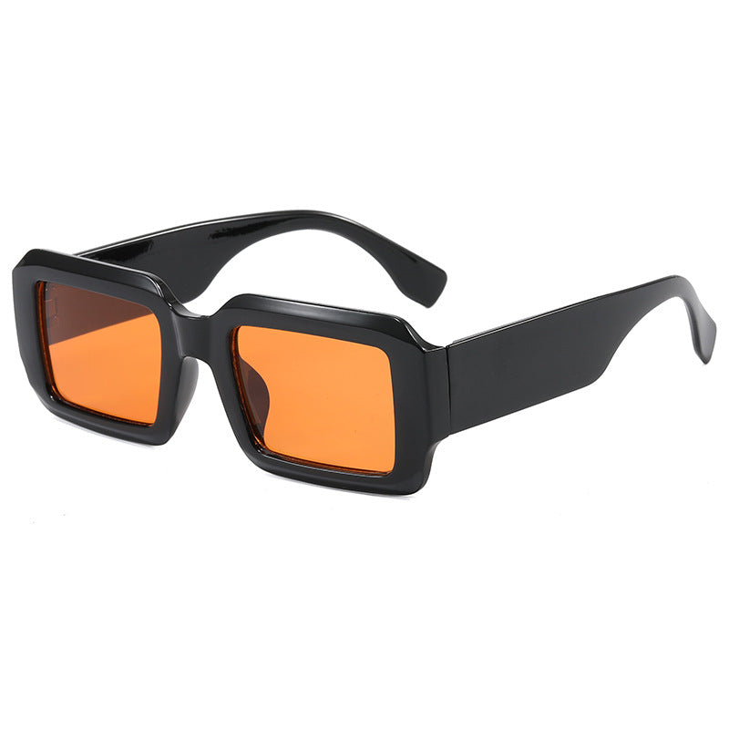 Damen oversized quadratische Sonnenbrille mit modernem Kunststoffrahmen Brehn