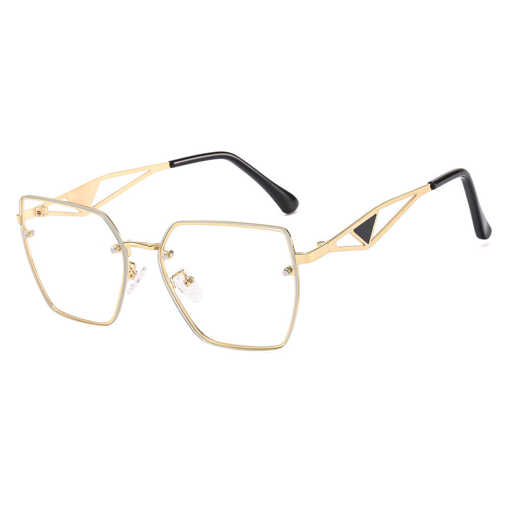 Damen geometrische Sonnenbrille mit filigranem Design Brehn