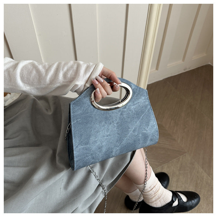 Modische Denim-Clutch