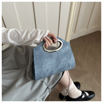Modische Denim-Clutch