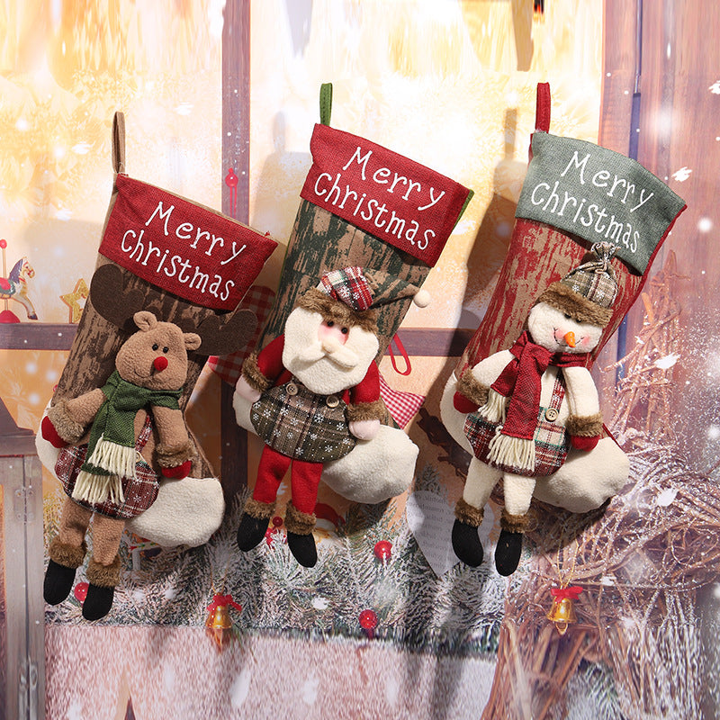 Dekorativer Weihnachtsstrumpf im Rentierdesign Brehn