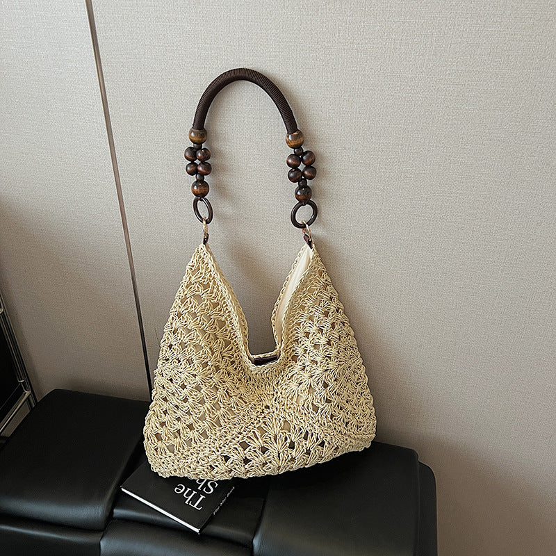 Handgefertigter gewebter Strandtasche