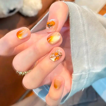 Kunstnagelset mit glänzenden 3D-Akzenten Brehn
