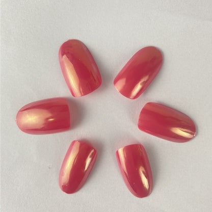 Glänzende langanhaltende Nagelkunst Brehn