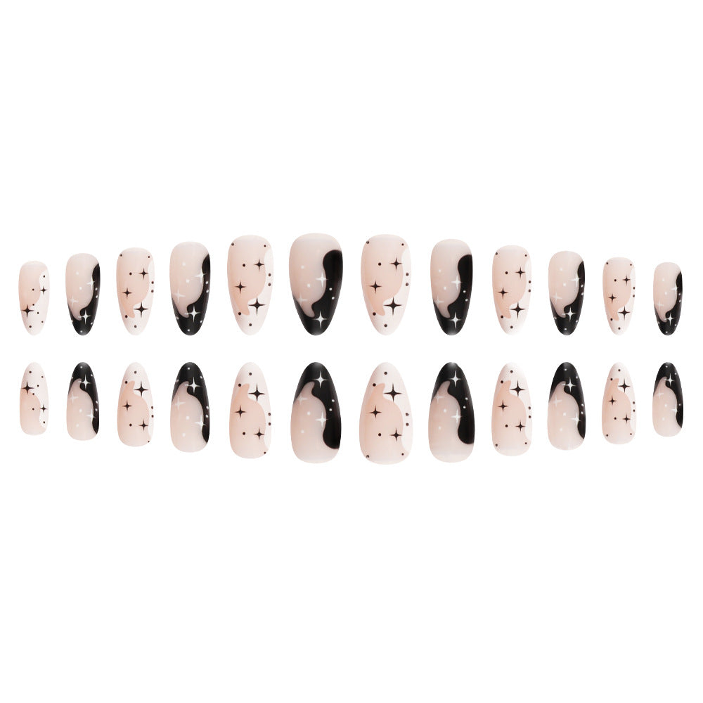 Künstlerische galaktische Nail Art zum Aufkleben Brehn