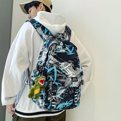 Stylischer Grafikdruck-Rucksack Brehn