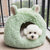 Fuzzy tierisch inspiriertes gemütliches Hundebett