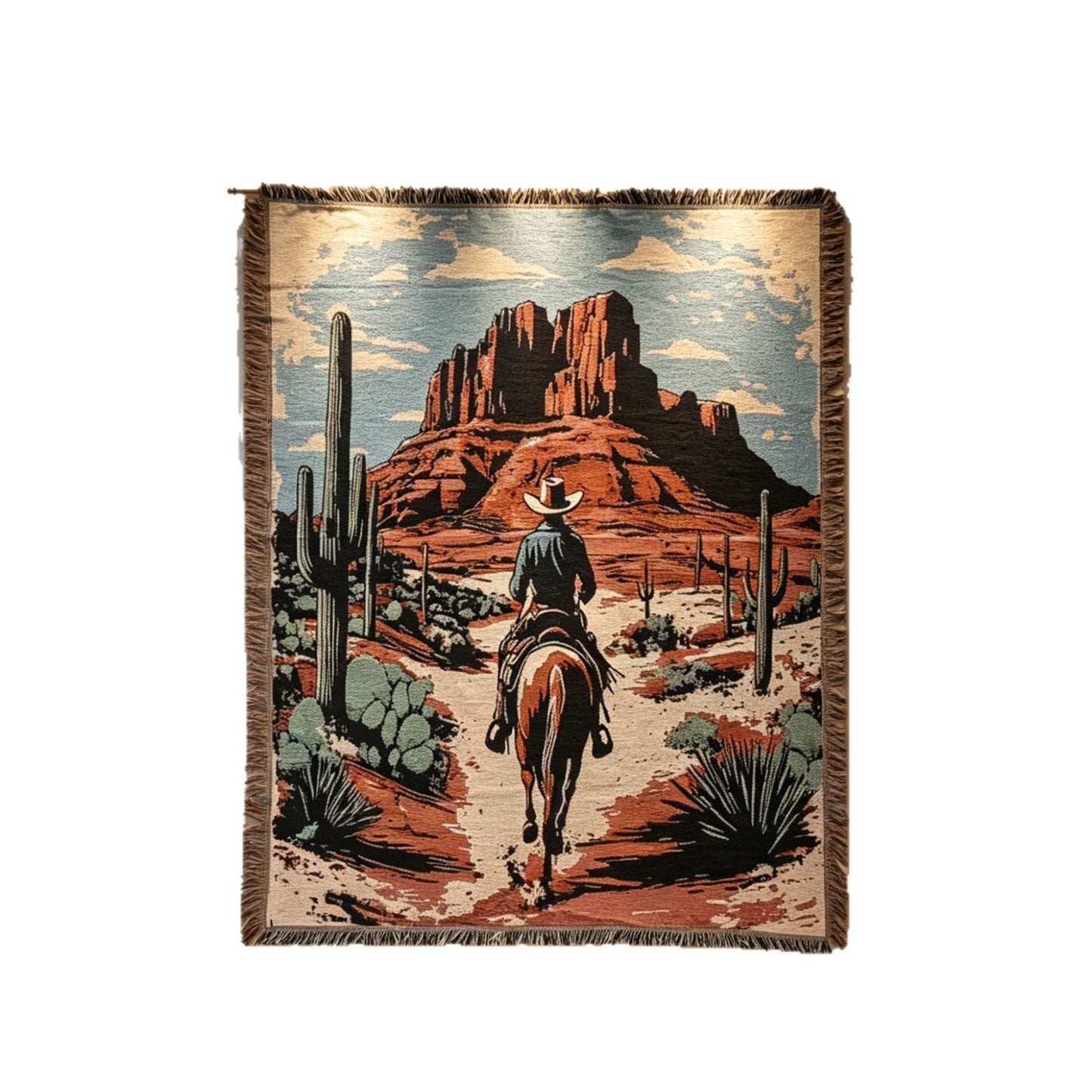 Western-Themen Decorative Throw Blanket