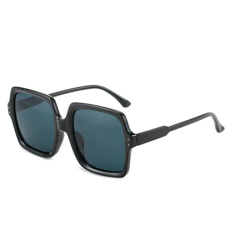 Damen quadratische modische Sonnenbrille mit polarisierten Gläsern Brehn