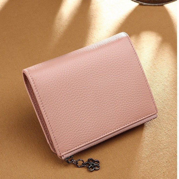 Elegante kompakte Reißverschluss um Wallet Brehn