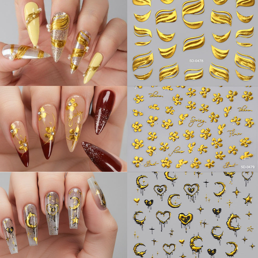 Himmlische Themen-Nagelkunst-Sticker