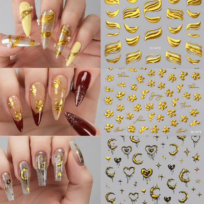 Himmlische Themen-Nagelkunst-Sticker