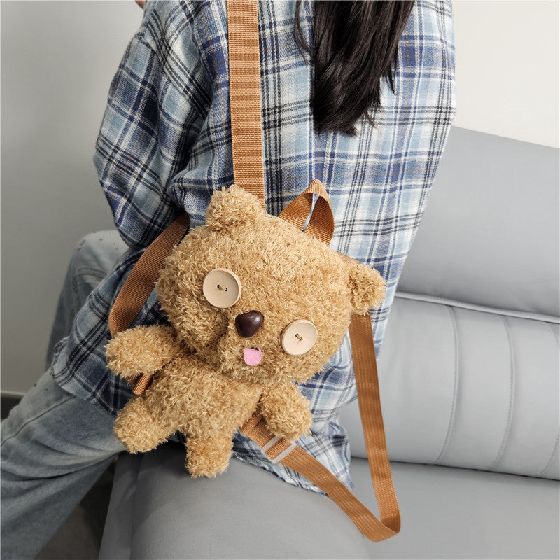 Niedlicher Kuschliger Rucksack mit Bärenmotiv Brehn