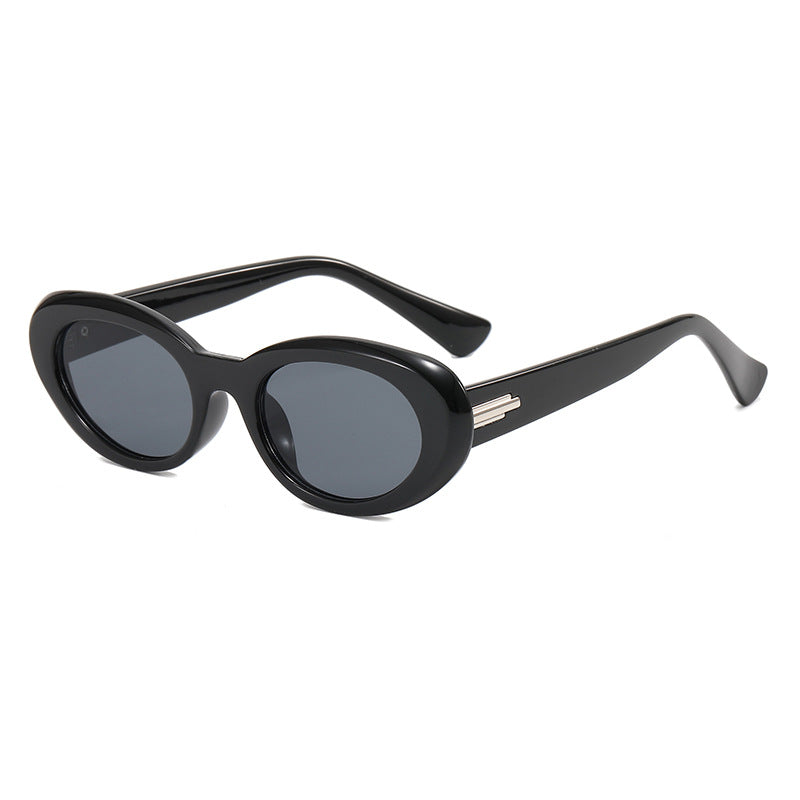 Damen elegante ovalförmige Sonnenbrille mit hochwertigen Gläsern Brehn