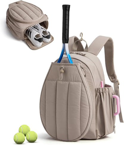 Tennis Schläger und Schuh Rucksack Brehn